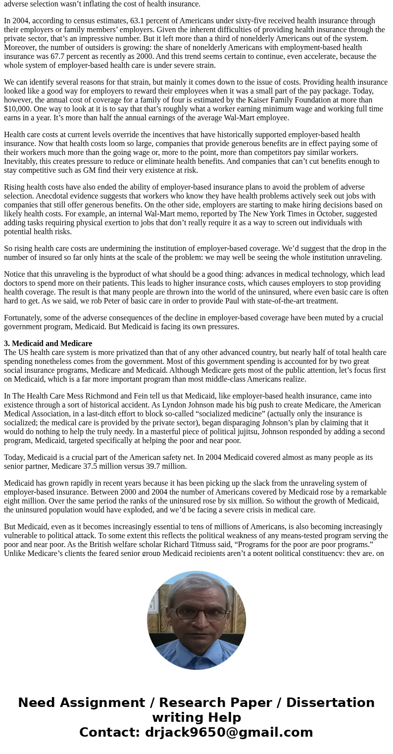 Medical costs are once again rising rapidly, forcing health care back into political prominence. This issue direct affects you as a student, family member, emp  Medical costs are once again rising rapidly, forcing health care back into political prominence. This issue direct affects you as a student, family member, emp
