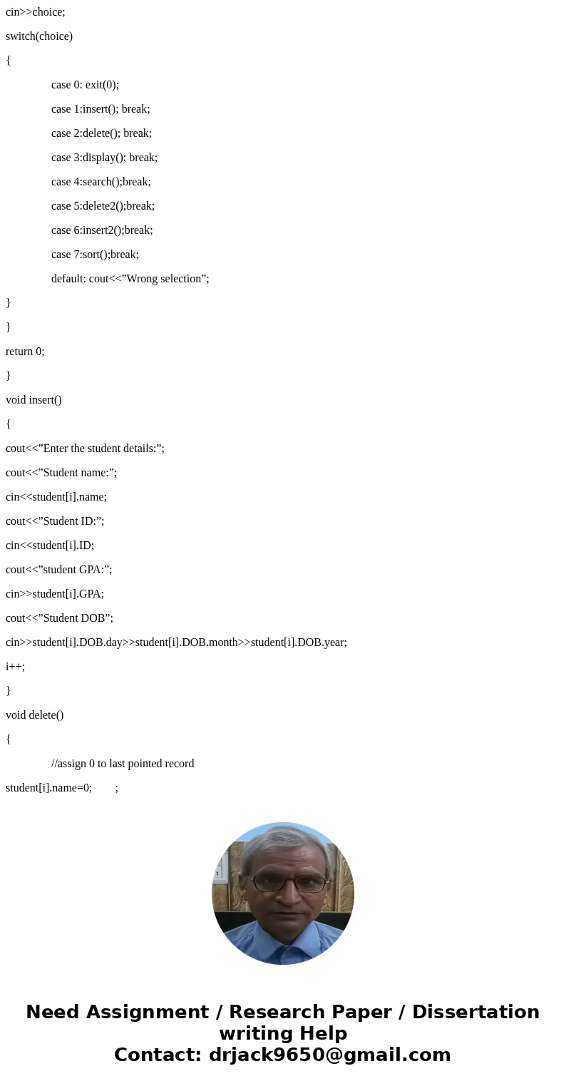  Now about lab#4 it has a relation with lab#3 And Dr. upload this code . Really I try to understand it but i need support to be able to write programSolution#in