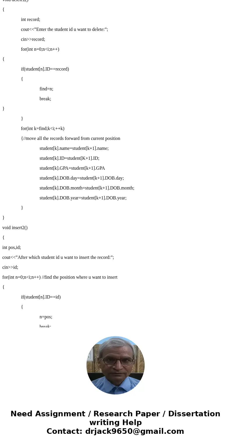  Now about lab#4 it has a relation with lab#3 And Dr. upload this code . Really I try to understand it but i need support to be able to write programSolution#in