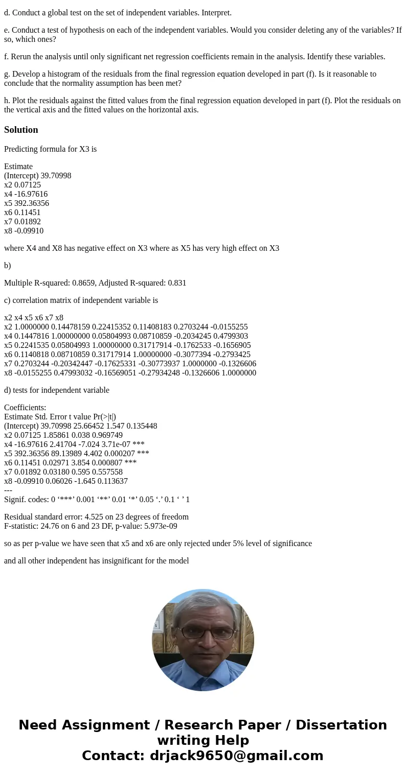 Refer to the Baseball 2010 data, which report information on the 30 Major League Baseball teams for the 2010 season. Let the number of games won be the dependen Refer to the Baseball 2010 data, which report information on the 30 Major League Baseball teams for the 2010 season. Let the number of games won be the dependen