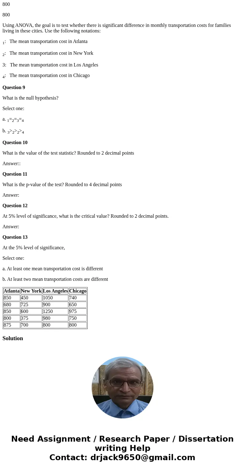 Use this information to answer the following 5 related questions: Family transportation costs are usually higher than most people believe because those costs in Use this information to answer the following 5 related questions: Family transportation costs are usually higher than most people believe because those costs in
