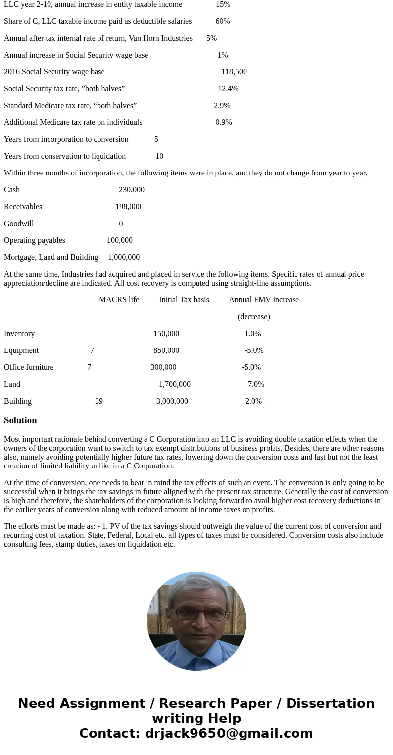 VAN HORN INDUSTRIES Reggie, Sarah, Theo, and Ursula Van Horn incorporated a new business in 2012; Van Horn Industries was formed as a calendar-year Missouri C   VAN HORN INDUSTRIES Reggie, Sarah, Theo, and Ursula Van Horn incorporated a new business in 2012; Van Horn Industries was formed as a calendar-year Missouri C