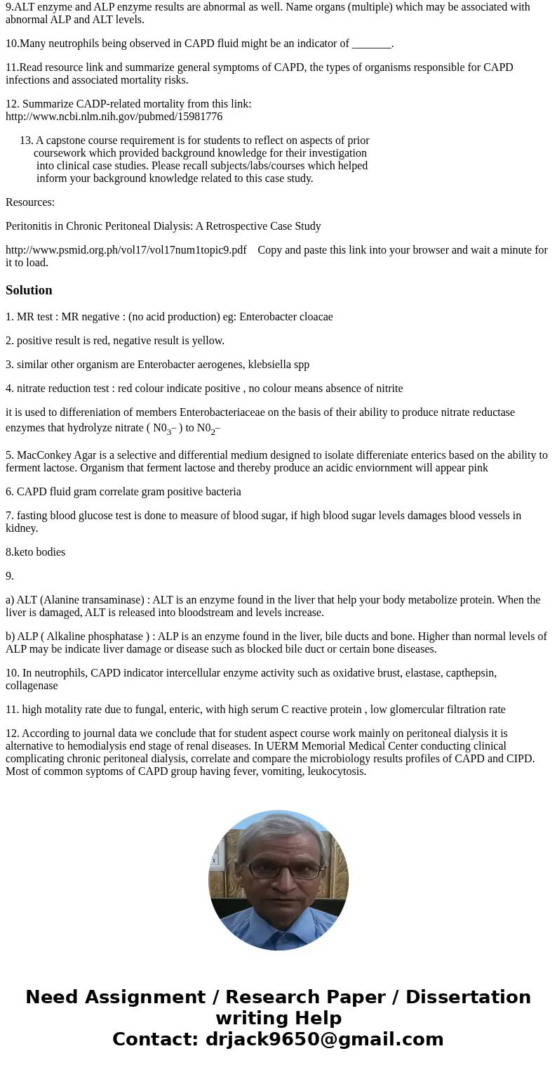 1.Name the biochemical tests performed to identify E. cloacae. 2.Name expected reactions of above biochemical tests which are definitive. 3.What other organisms 1.Name the biochemical tests performed to identify E. cloacae. 2.Name expected reactions of above biochemical tests which are definitive. 3.What other organisms