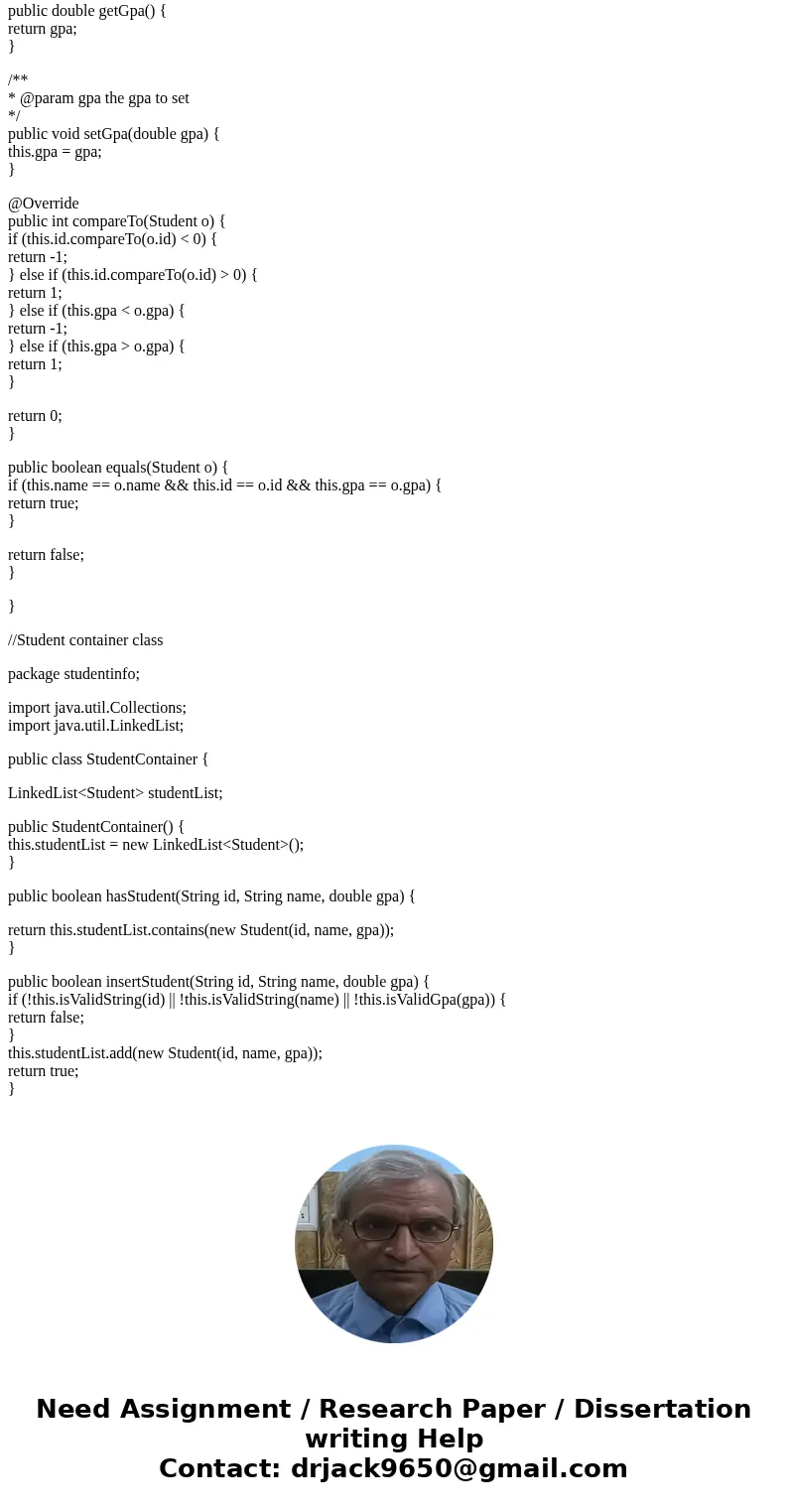 29. Code an application program that keeps track of student information at your college. Include their names, identification numbers, and grade point averages i 29. Code an application program that keeps track of student information at your college. Include their names, identification numbers, and grade point averages i