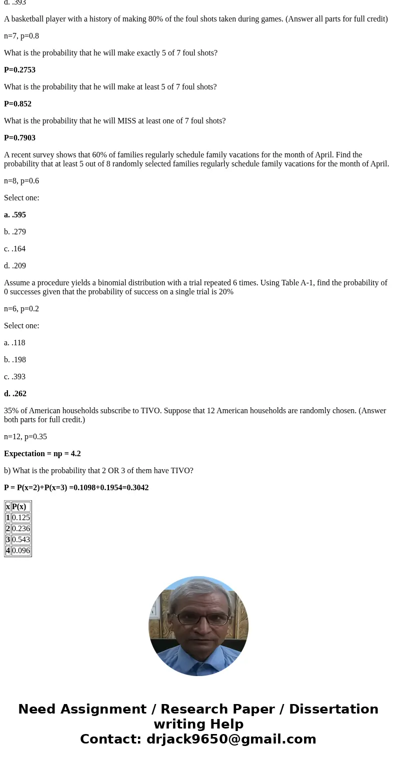 48.7% of Americans have brown eyes. A convention has 5000 people in attendance. Find the mean (expected value),the standard deviation, and the variance for the  48.7% of Americans have brown eyes. A convention has 5000 people in attendance. Find the mean (expected value),the standard deviation, and the variance for the