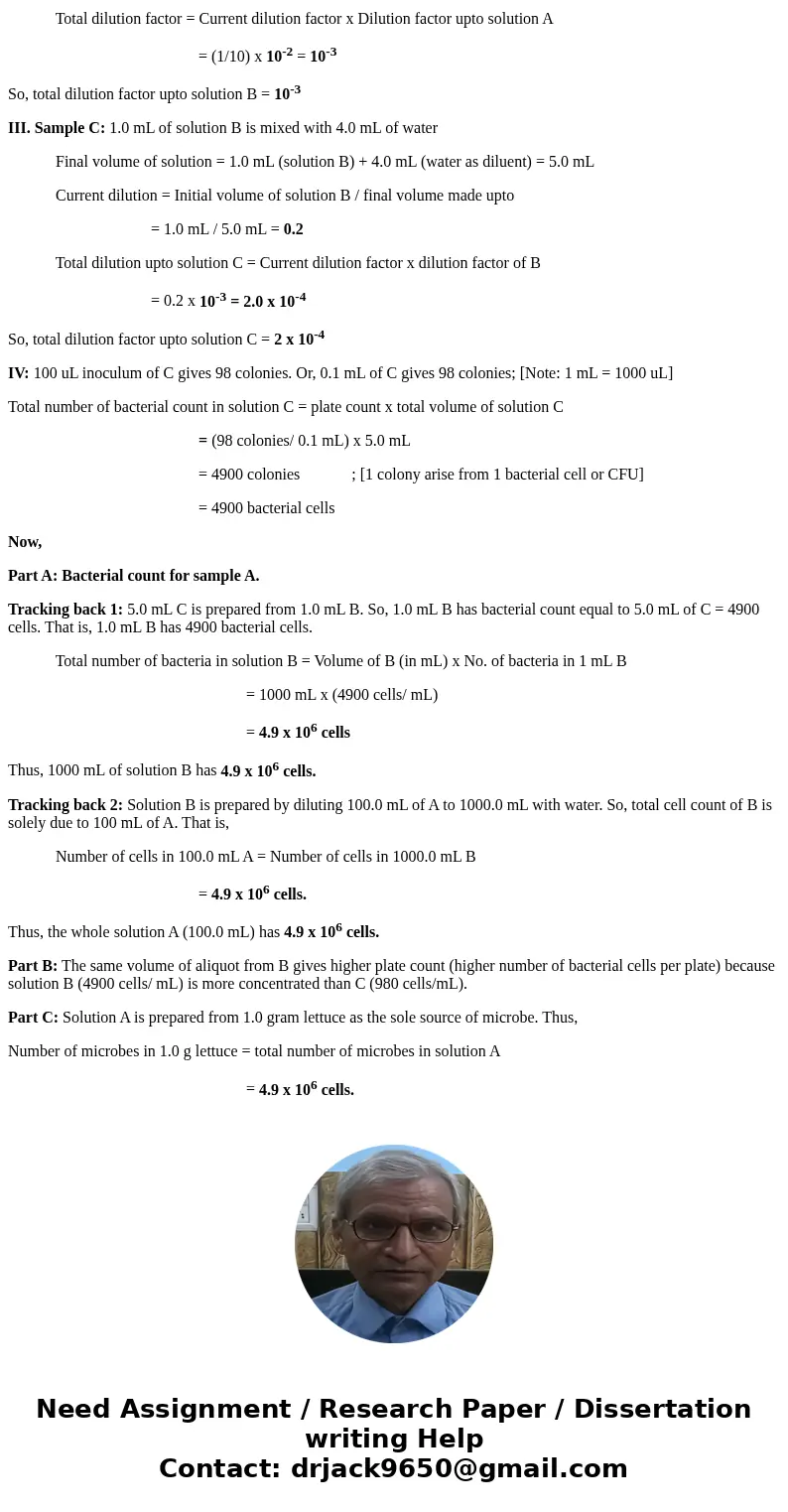 6. You have decided to determine how many microbes are living on the lettucein the salad bar at your favorite restaurant. You place 1 gram of lettuceand 99 mlof 6. You have decided to determine how many microbes are living on the lettucein the salad bar at your favorite restaurant. You place 1 gram of lettuceand 99 mlof
