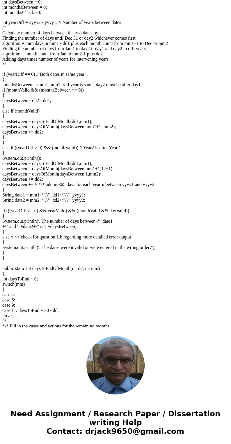Complete the missing sections to make the program work properly. You should complete each part that is marked with *-* in the comment. At the end of the main ro Complete the missing sections to make the program work properly. You should complete each part that is marked with *-* in the comment. At the end of the main ro