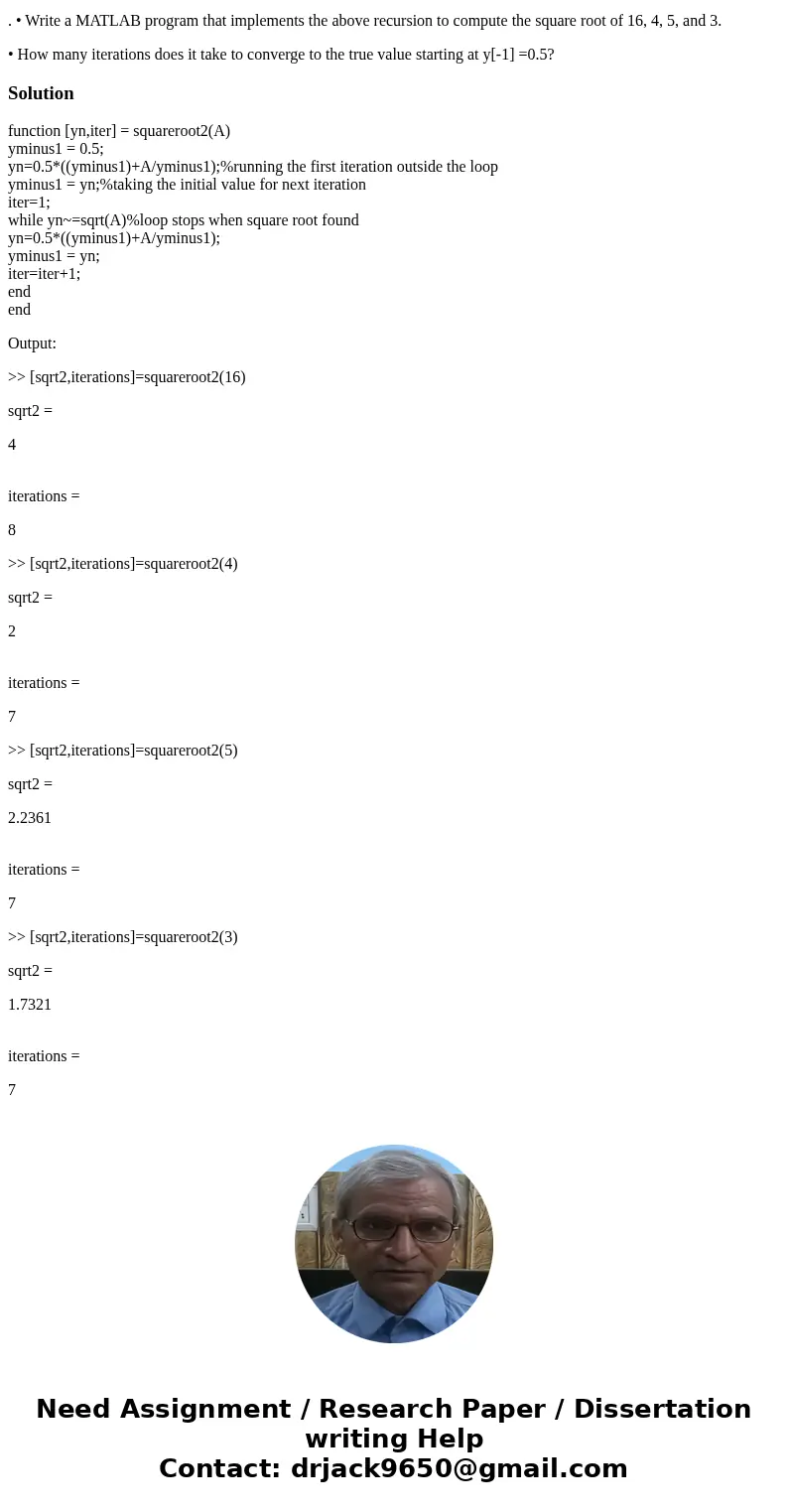 Consider the causal non-linear discrete-time system characterized by the following difference equation: 2y[n] = y[n-1] + x[n] / y[n-1] If we use as input x[n] t