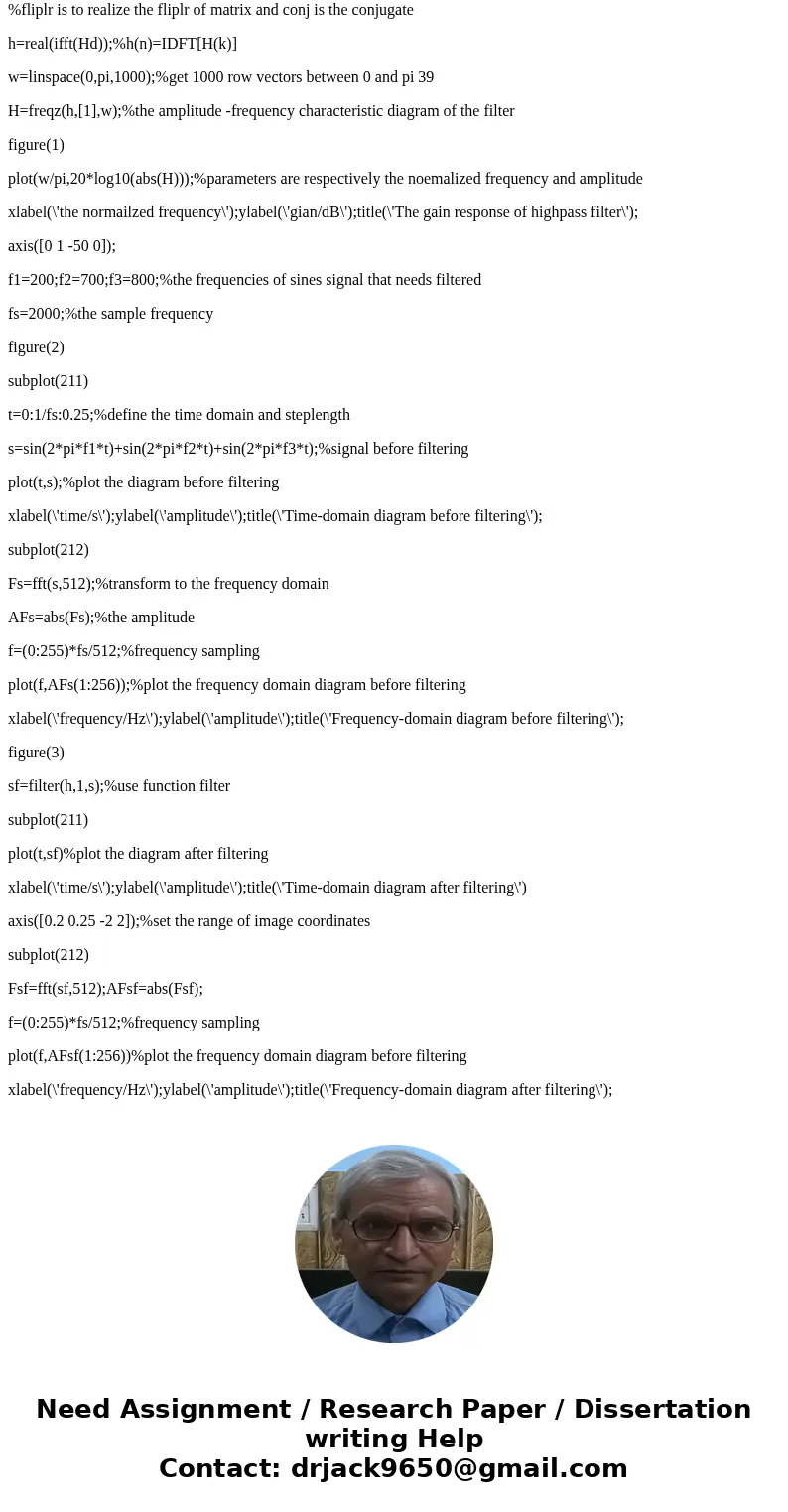 Design an FIR filter to eliminate a high range of frequencies: Sampling rate = 25000 Hz Range of frequencies to be passed = 0 - 3500 Hz Stop band = 4500 - 2000  Design an FIR filter to eliminate a high range of frequencies: Sampling rate = 25000 Hz Range of frequencies to be passed = 0 - 3500 Hz Stop band = 4500 - 2000