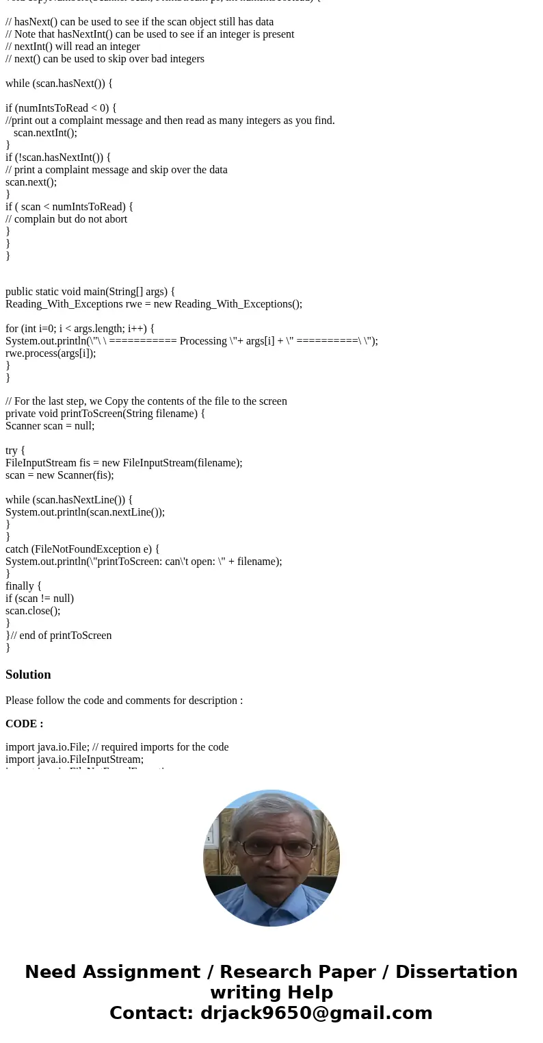 For the following I have finished most of this question but am having problem with on method. I just need the void copyNumbers method filled out. The commented  For the following I have finished most of this question but am having problem with on method. I just need the void copyNumbers method filled out. The commented