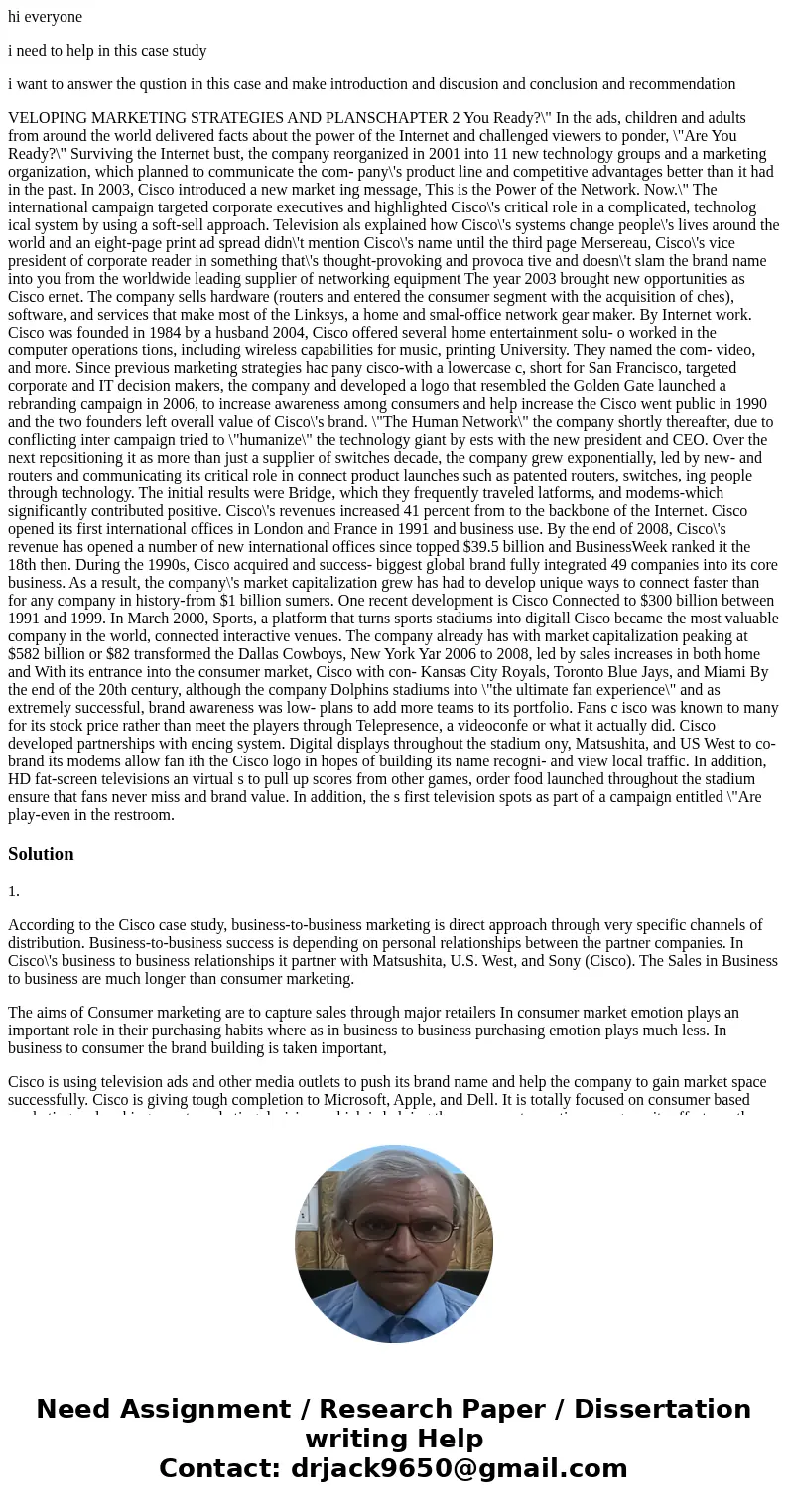 hi everyone i need to help in this case study i want to answer the qustion in this case and make introduction and discusion and conclusion and recommendation VE hi everyone i need to help in this case study i want to answer the qustion in this case and make introduction and discusion and conclusion and recommendation VE