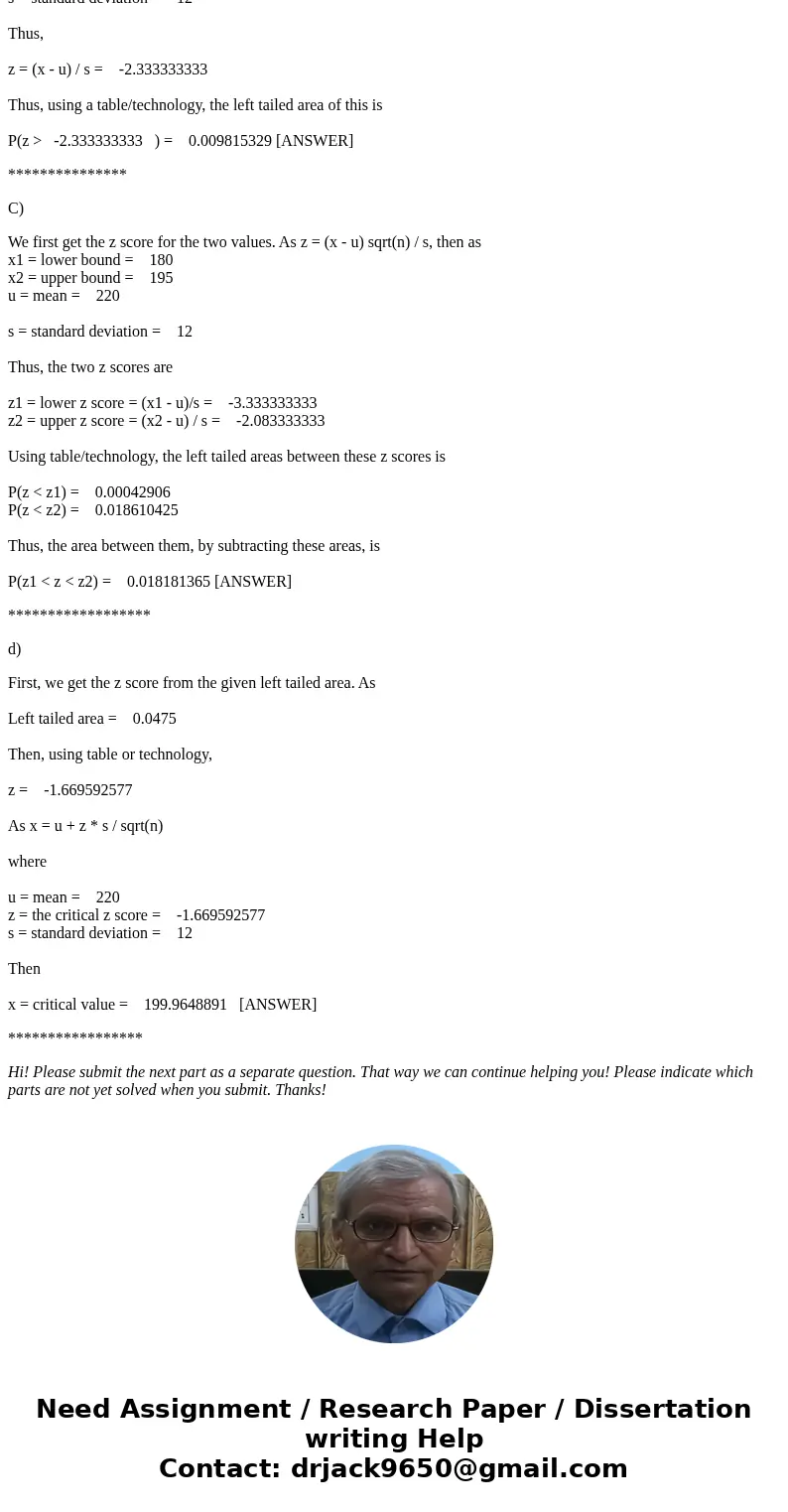 Hi, Im having quite a bit of difficulty with this question. It requires some approach using R aswell. Any help will be gladly appreciated.Solutiona) The convent Hi, Im having quite a bit of difficulty with this question. It requires some approach using R aswell. Any help will be gladly appreciated.Solutiona) The convent