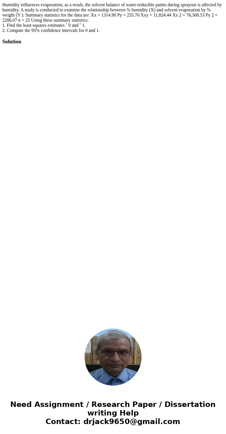 Humidity influences evaporation, as a result, the solvent balance of water-reducible paints during sprayout is affected by humidity. A study is conducted to exa Humidity influences evaporation, as a result, the solvent balance of water-reducible paints during sprayout is affected by humidity. A study is conducted to exa