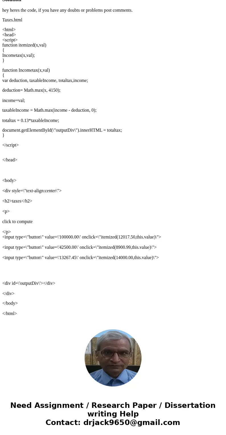 i am trying to get this library file income.js using this, to be loaded with the tazes.html and use the incometzs function to calculate and display the income t i am trying to get this library file income.js using this, to be loaded with the tazes.html and use the incometzs function to calculate and display the income t