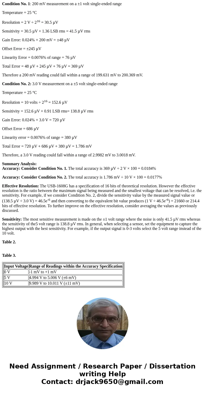  If an ADC gives only 8 different outputs for any input signal within its range/span, what\'s the resolution of the ADC? Explain why and show your calculation.S
