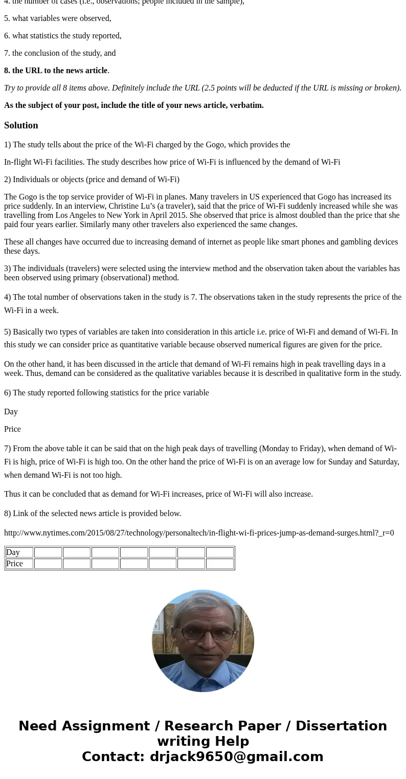Instructions: Find a recent study in the news that reported some statistics. The preference is for your chosen news article to state predictions or suggest caus Instructions: Find a recent study in the news that reported some statistics. The preference is for your chosen news article to state predictions or suggest caus