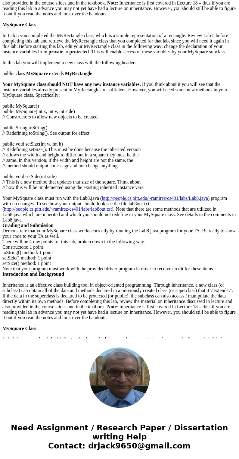 Introduction and Background Inheritance is an effective class building tool in object-oriented programming. Through inheritance, a new class (or subclass) can   Introduction and Background Inheritance is an effective class building tool in object-oriented programming. Through inheritance, a new class (or subclass) can