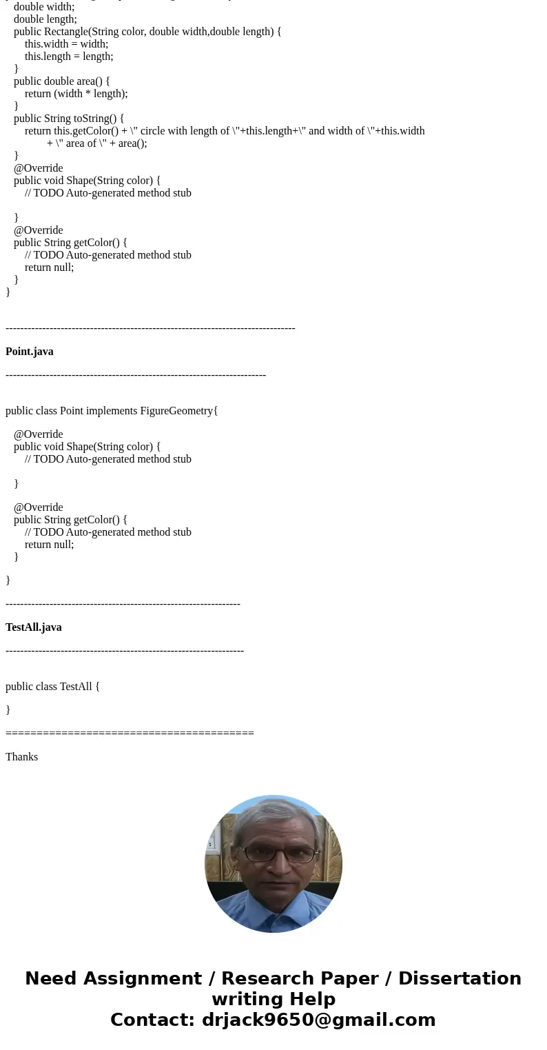 Java Project Module 5: Abstract Classes and Interfaces Assignment 5: TestAll The primary focus of chapter five is the use of interfaces. You may remember that w Java Project Module 5: Abstract Classes and Interfaces Assignment 5: TestAll The primary focus of chapter five is the use of interfaces. You may remember that w
