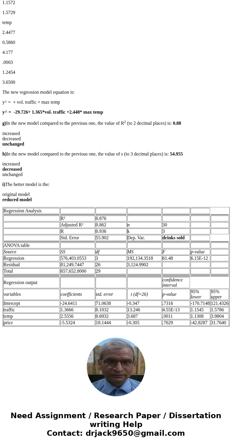 Joe Smith is considering opening a franchise of a very popular gourmet fruit drink store. He is interested in constructing a multiple regression model to predic