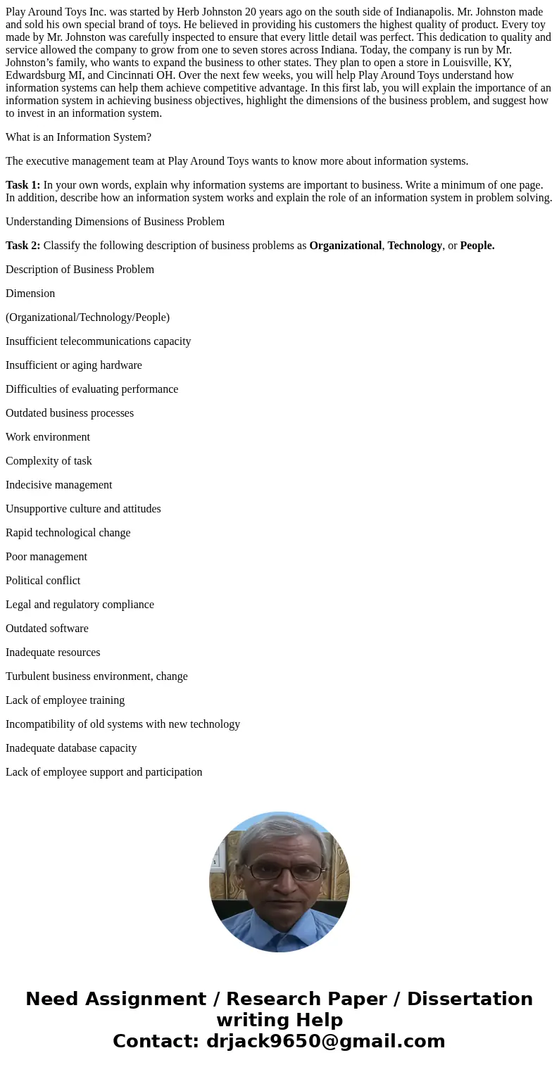Play Around Toys Inc. was started by Herb Johnston 20 years ago on the south side of Indianapolis. Mr. Johnston made and sold his own special brand of toys. He  Play Around Toys Inc. was started by Herb Johnston 20 years ago on the south side of Indianapolis. Mr. Johnston made and sold his own special brand of toys. He