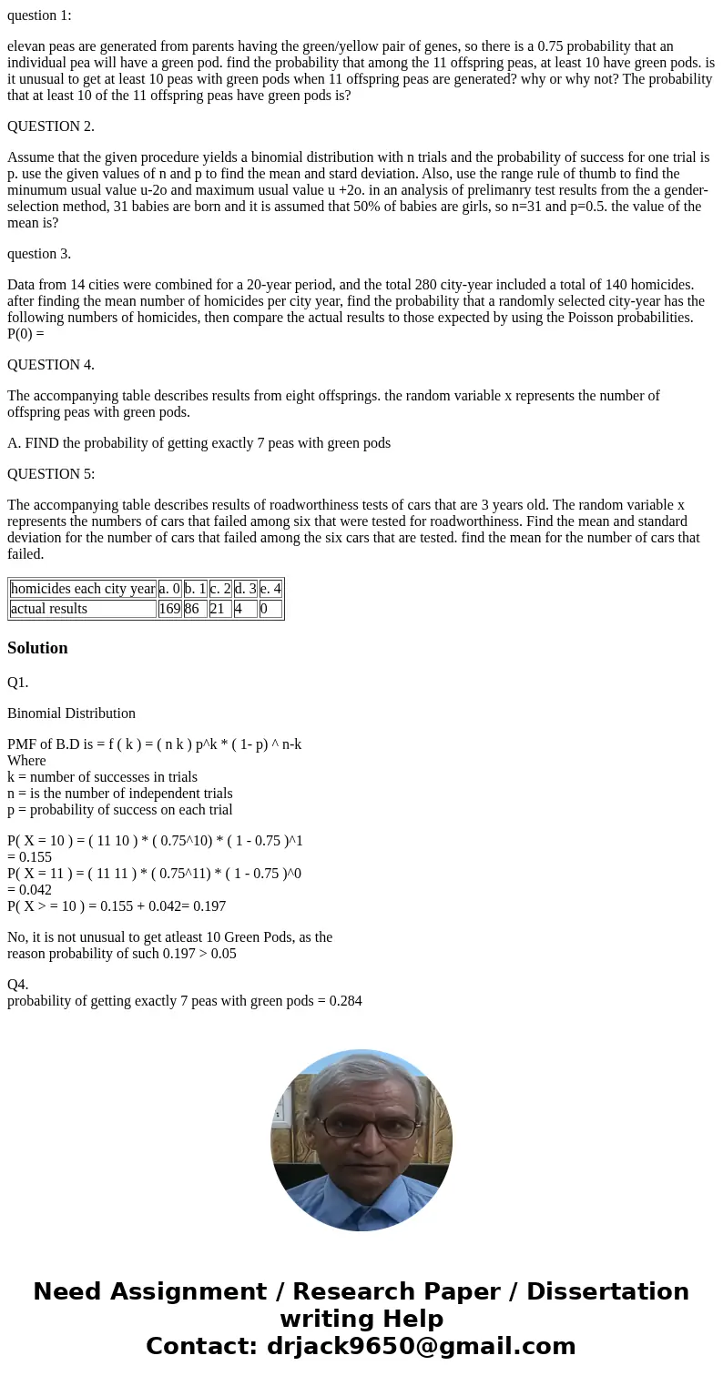 question 1: elevan peas are generated from parents having the green/yellow pair of genes, so there is a 0.75 probability that an individual pea will have a gree question 1: elevan peas are generated from parents having the green/yellow pair of genes, so there is a 0.75 probability that an individual pea will have a gree