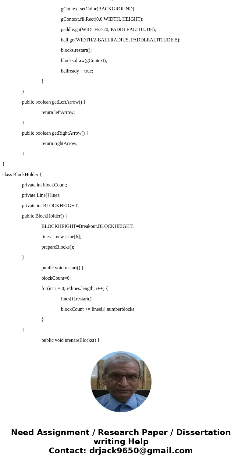 Read carefully and follow exactly Java: You are to write a Breakout game, using Java applets for animation. The requirements for this program are designed so th Read carefully and follow exactly Java: You are to write a Breakout game, using Java applets for animation. The requirements for this program are designed so th