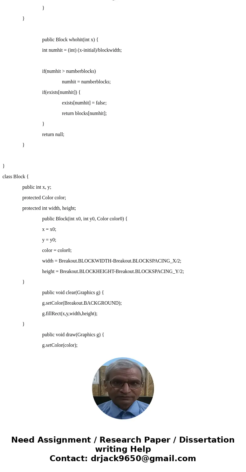 Read carefully and follow exactly Java: You are to write a Breakout game, using Java applets for animation. The requirements for this program are designed so th Read carefully and follow exactly Java: You are to write a Breakout game, using Java applets for animation. The requirements for this program are designed so th