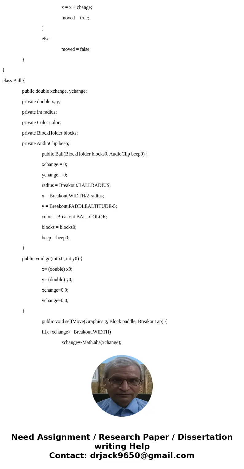 Read carefully and follow exactly Java: You are to write a Breakout game, using Java applets for animation. The requirements for this program are designed so th Read carefully and follow exactly Java: You are to write a Breakout game, using Java applets for animation. The requirements for this program are designed so th