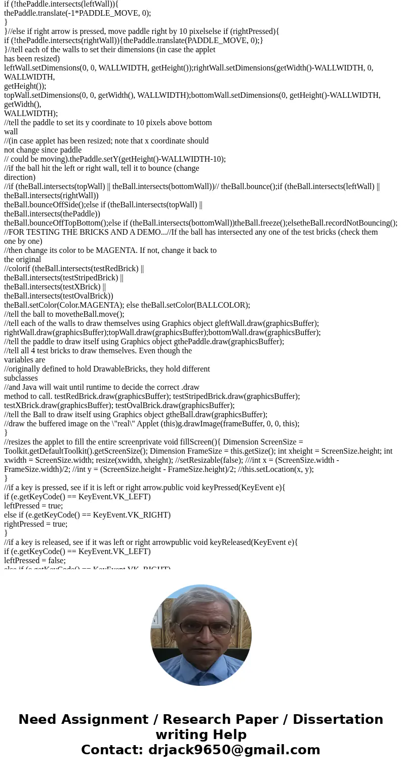 Read carefully and follow exactly Java: You are to write a Breakout game, using Java applets for animation. The requirements for this program are designed so th Read carefully and follow exactly Java: You are to write a Breakout game, using Java applets for animation. The requirements for this program are designed so th