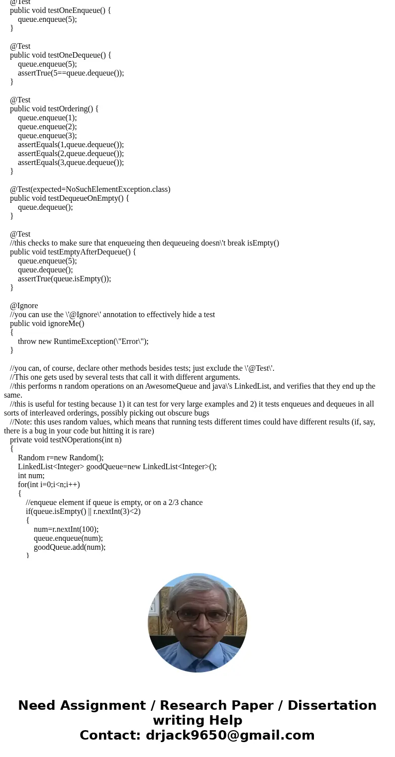 The first code which has a class in which I tried implementing the main methods needed for aproper queue. Unfortunately, I did not get it to work. I left the st The first code which has a class in which I tried implementing the main methods needed for aproper queue. Unfortunately, I did not get it to work. I left the st