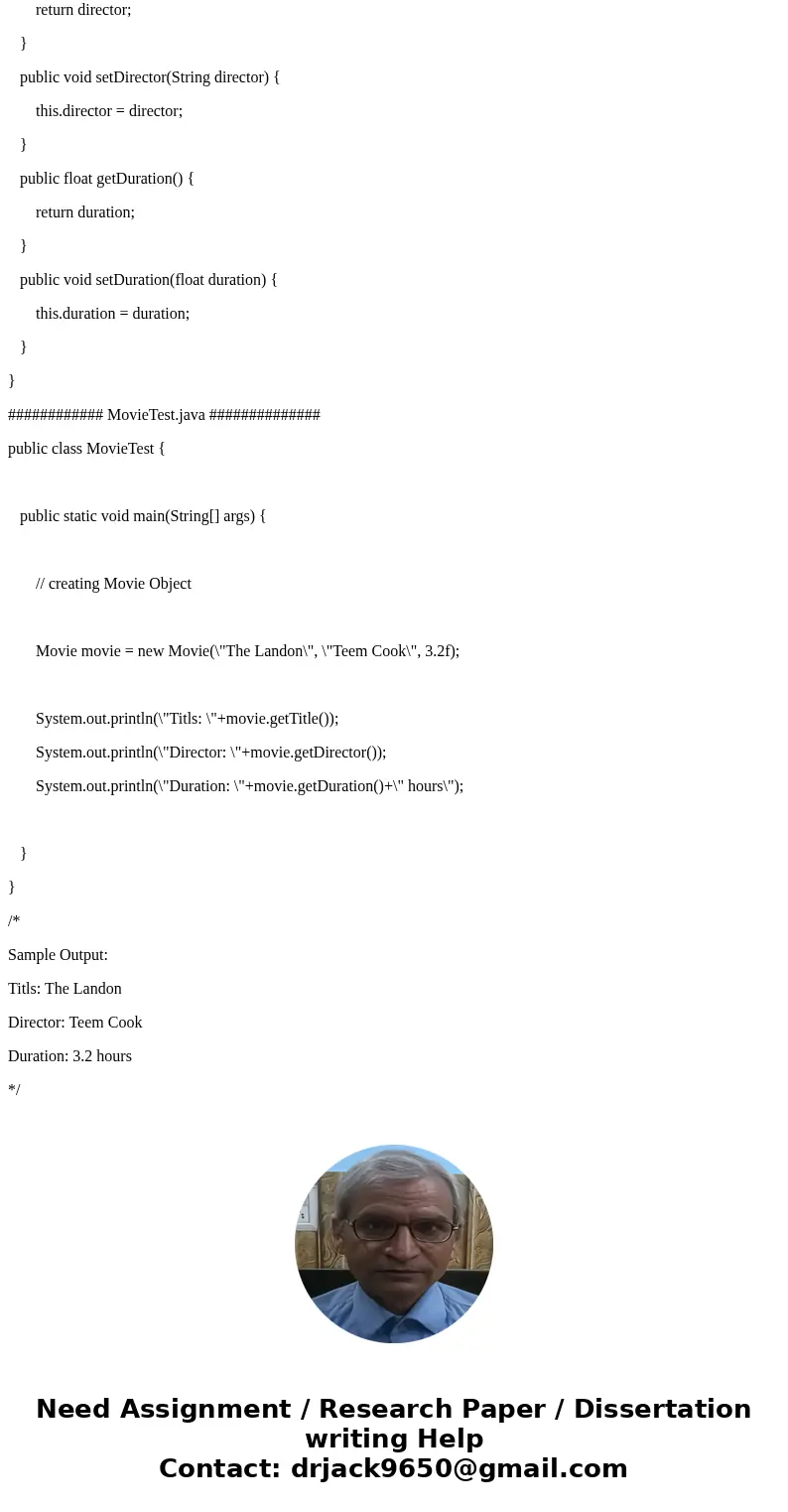Write a class called \