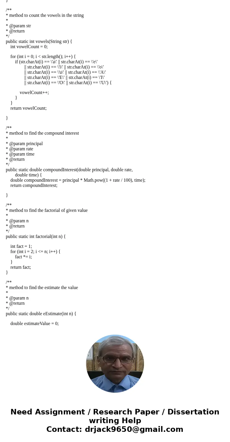 Write a class that has the following methods: isPrime: This method takes a single positive integer and checks to see if it is a prime number. The method return  Write a class that has the following methods: isPrime: This method takes a single positive integer and checks to see if it is a prime number. The method return