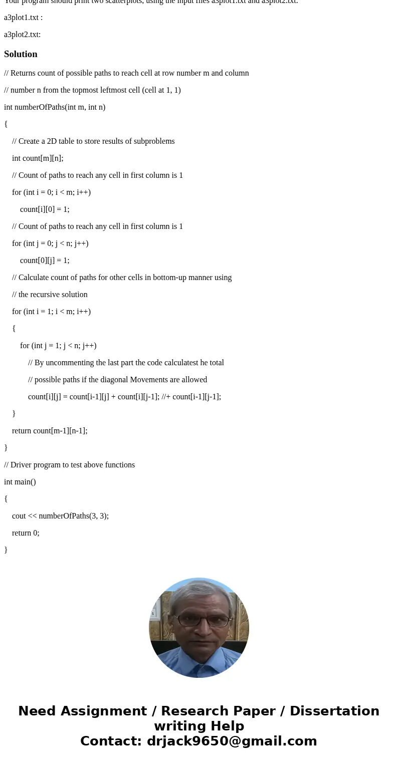 Write a complete Java program that draws a scatterplot by reading in points of data from a file and displaying them. The input data file consists of a pair of i