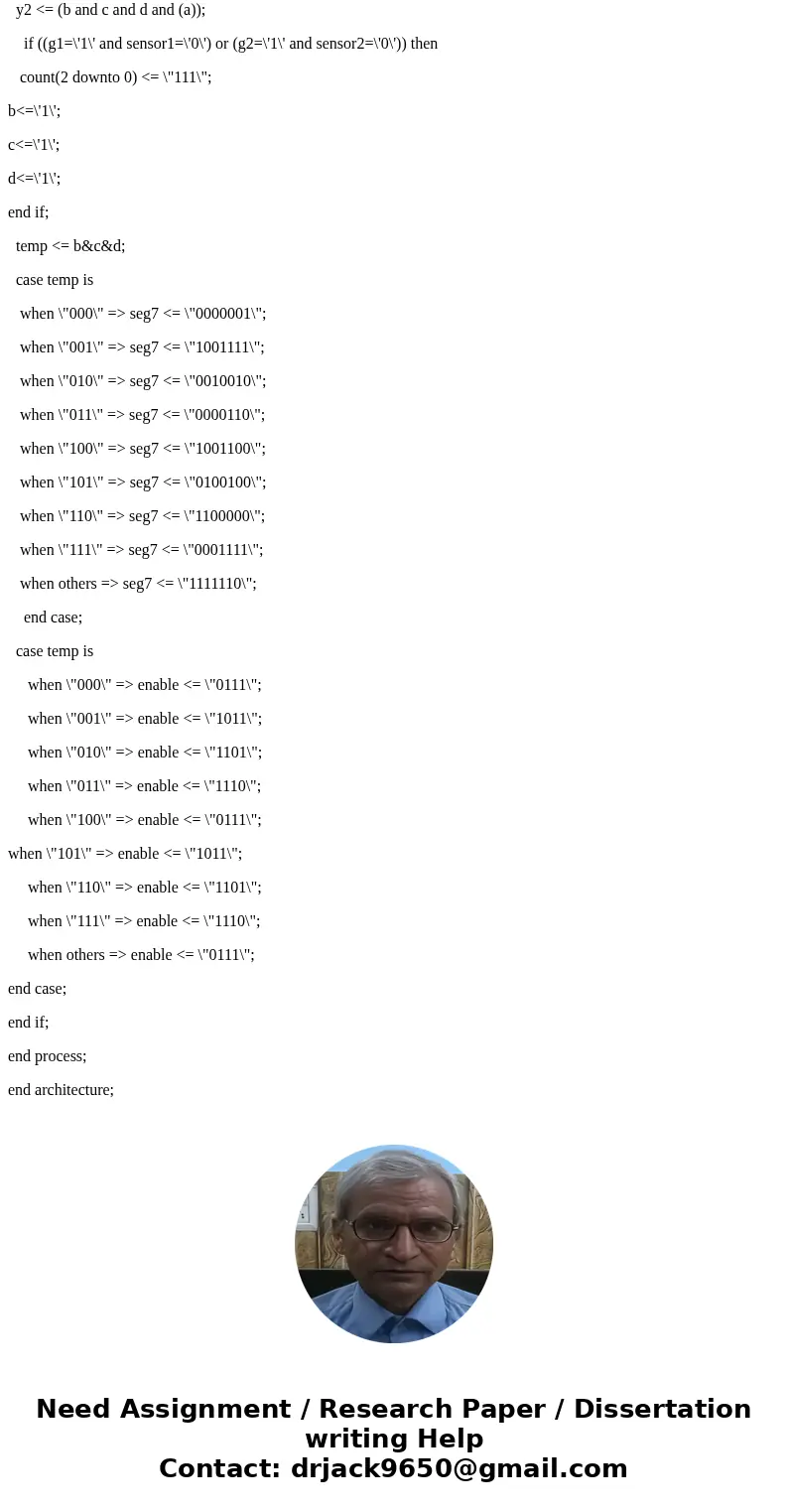 Write VHDL code for traffic light design for quartus II, include kanaugh map. and timers in the code.SolutionThe traffic light controller must handle a four-pha