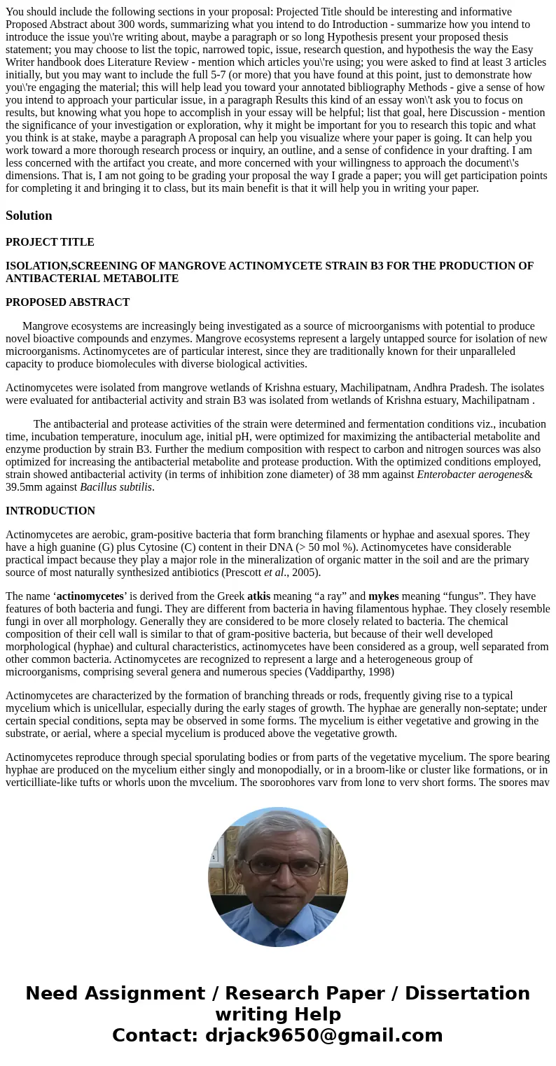 You should include the following sections in your proposal: Projected Title should be interesting and informative Proposed Abstract about 300 words, summarizin  You should include the following sections in your proposal: Projected Title should be interesting and informative Proposed Abstract about 300 words, summarizin