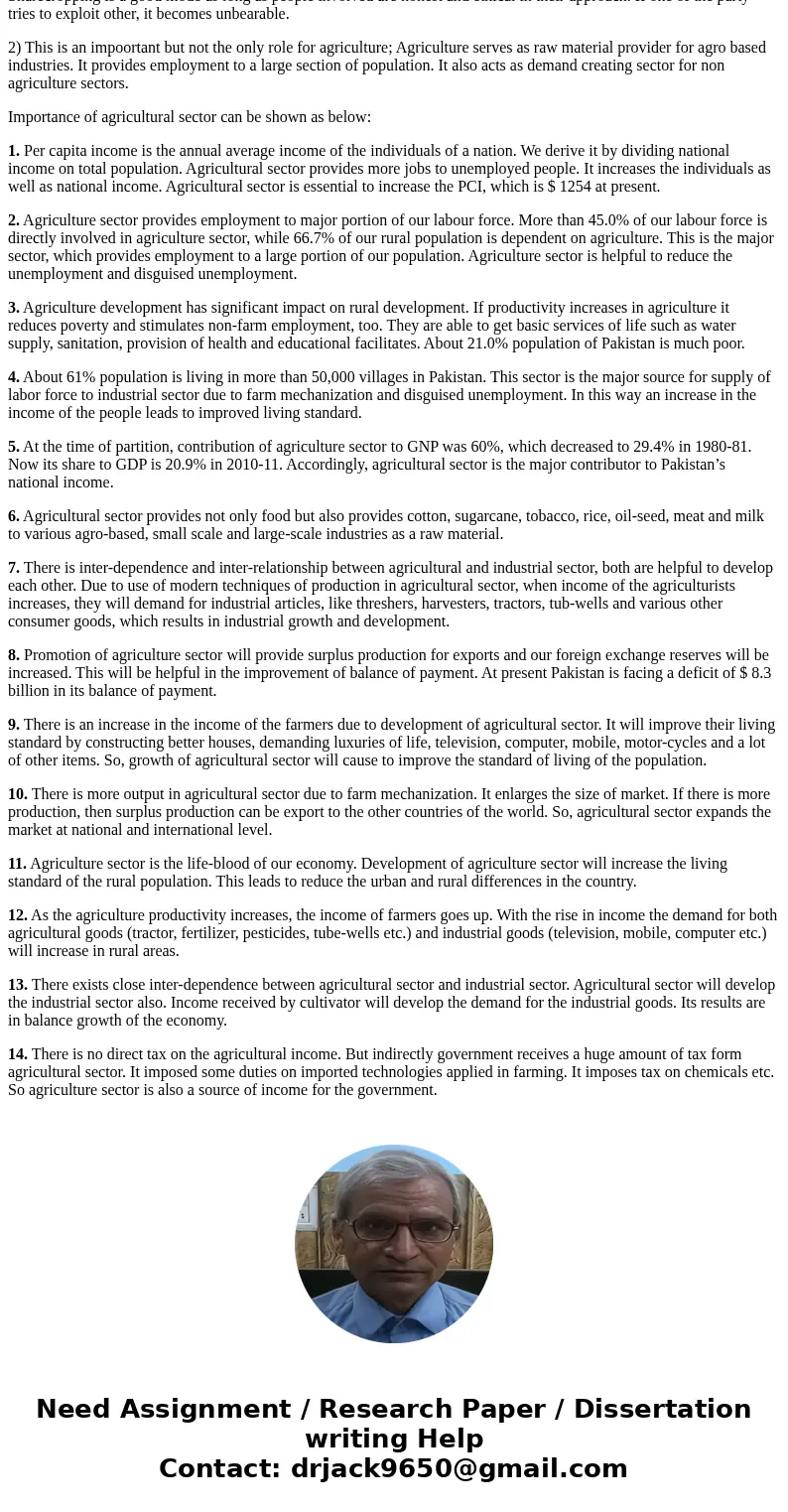1.) Do you subscribe to the view that sharecropping is an inefficient form of tenancy in agriculture? You may argue for or against this view. 2.) Currently, agr 1.) Do you subscribe to the view that sharecropping is an inefficient form of tenancy in agriculture? You may argue for or against this view. 2.) Currently, agr
