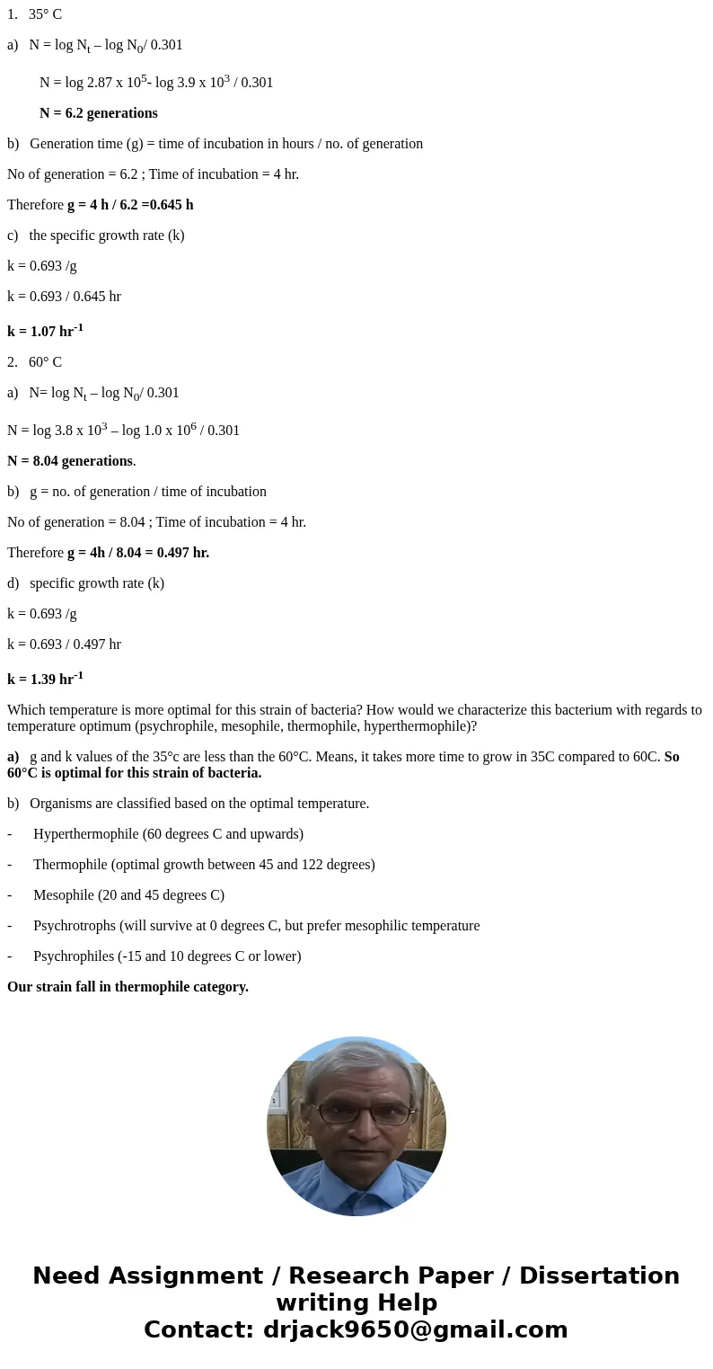 2. For your next temperature experiment, you grow a subsample until it is in exponential growth phase. This you will usually hear called “log phase” in practice 2. For your next temperature experiment, you grow a subsample until it is in exponential growth phase. This you will usually hear called “log phase” in practice