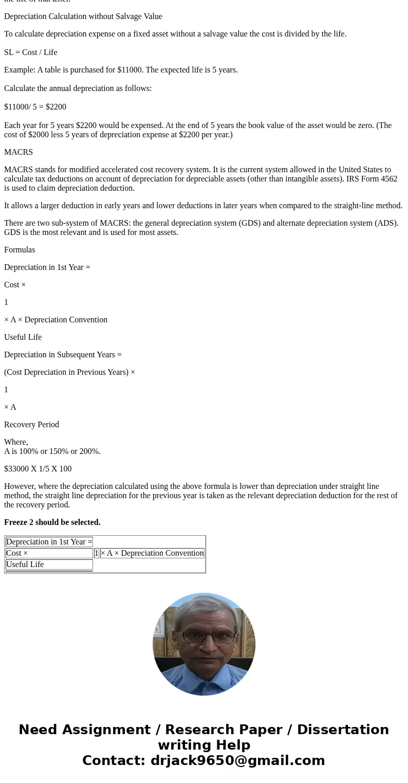  A biotech company has an effective income tax rate of 40%. The company must choose one of the following mutually exclusive cryogenic freezers for its tissue sa