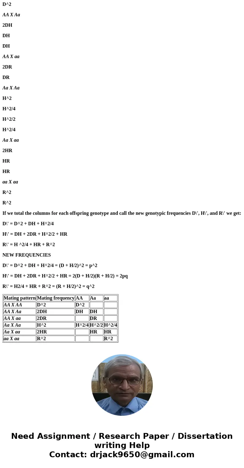 Can someone PLEASE explain how this makes sense. The inputted genotype frequencies are NOT THE SAME as the ones calculated for in the second part. Why couldnt h Can someone PLEASE explain how this makes sense. The inputted genotype frequencies are NOT THE SAME as the ones calculated for in the second part. Why couldnt h