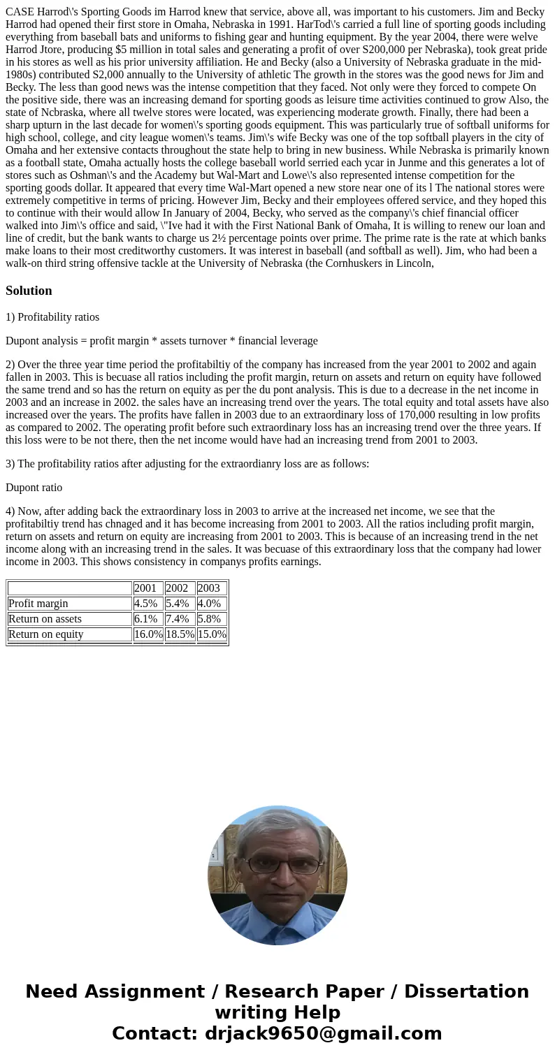  CASE Harrod\'s Sporting Goods im Harrod knew that service, above all, was important to his customers. Jim and Becky Harrod had opened their first store in Omah