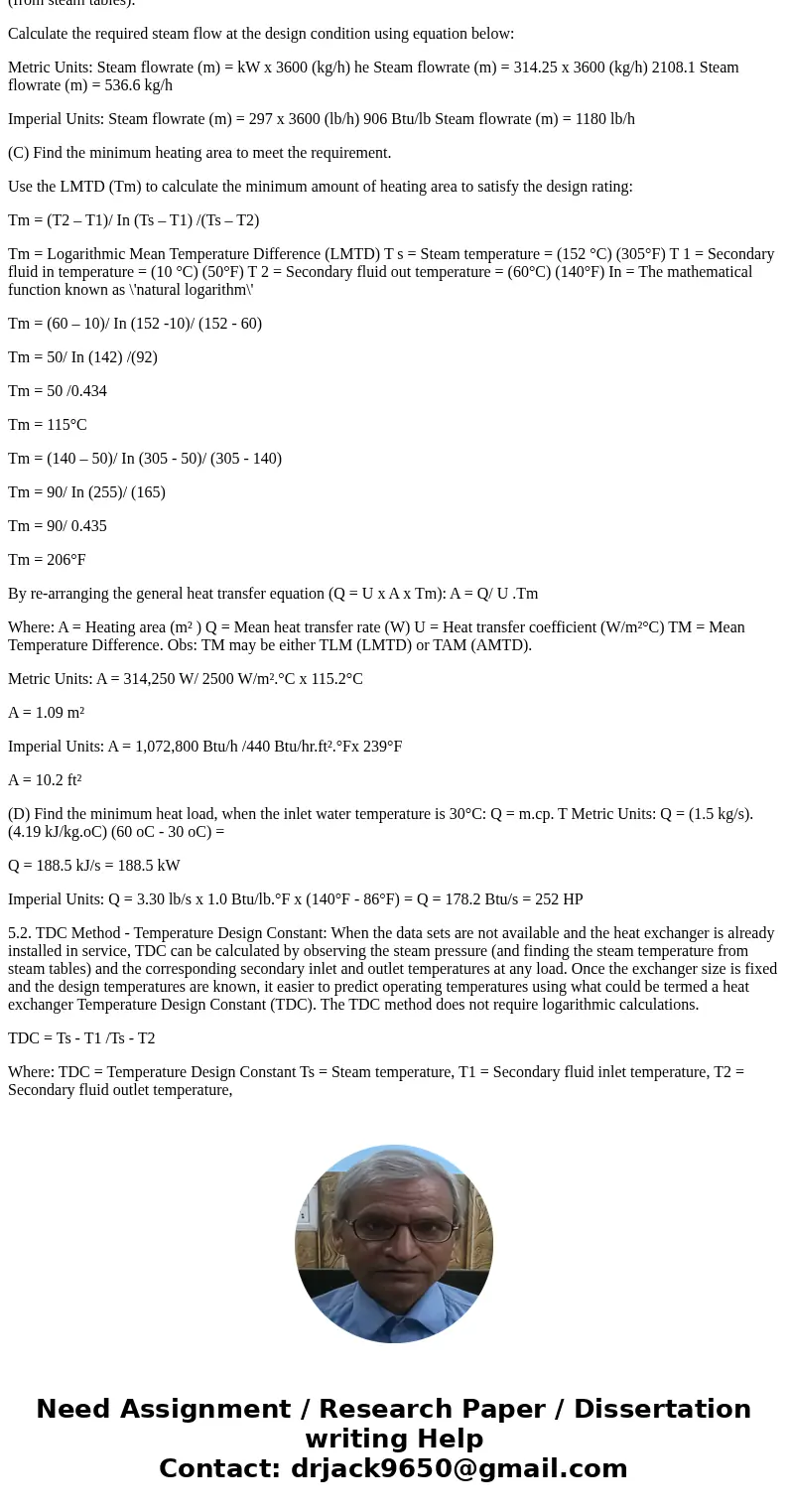 Design a Shell and Tube Heat Exchanger that reduces the temperature of water from 85 deg.C to 25 deg. C. It has a tube diameter of %\  Design a Shell and Tube Heat Exchanger that reduces the temperature of water from 85 deg.C to 25 deg. C. It has a tube diameter of %\