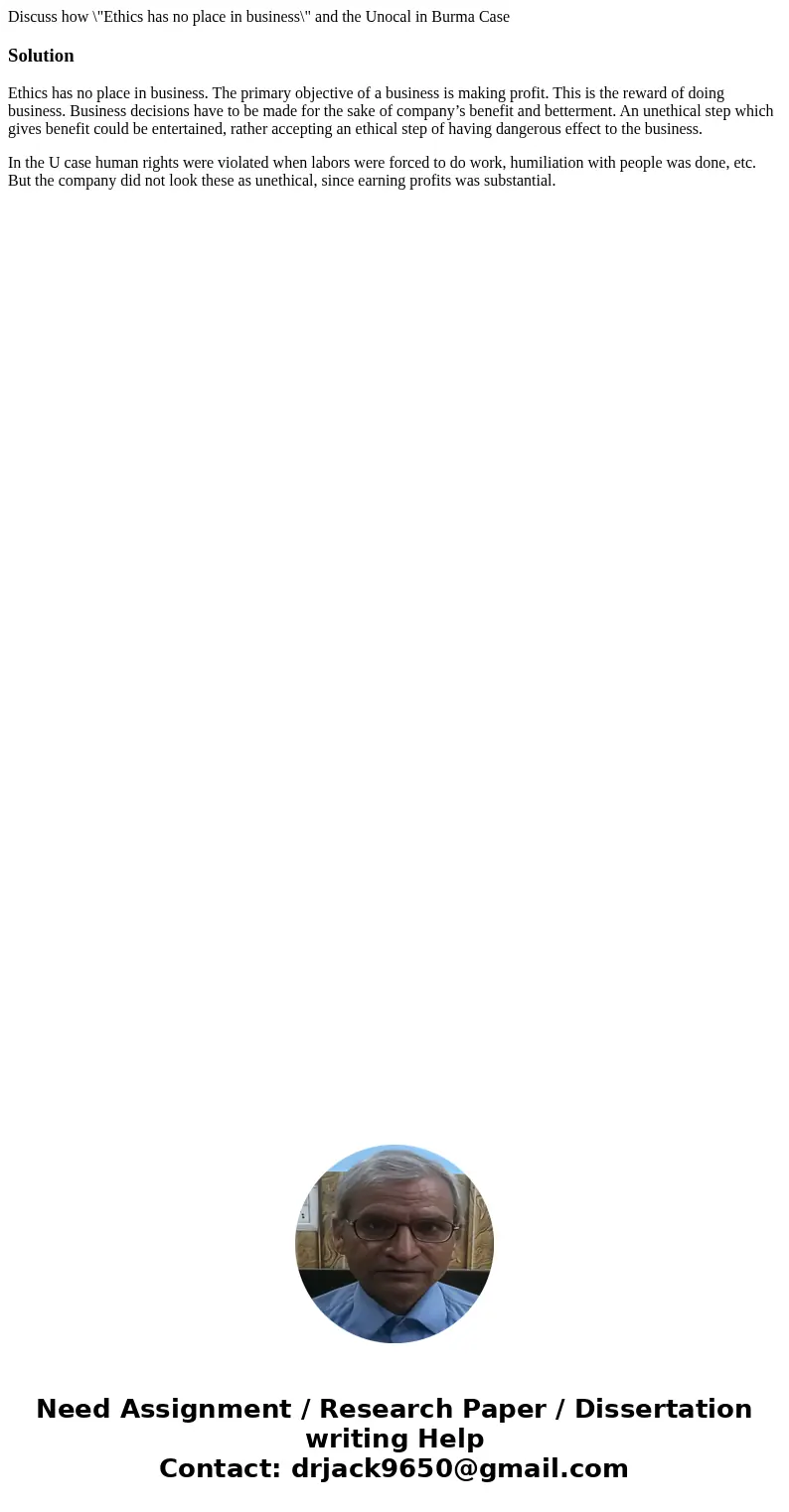 Discuss how \ Discuss how \