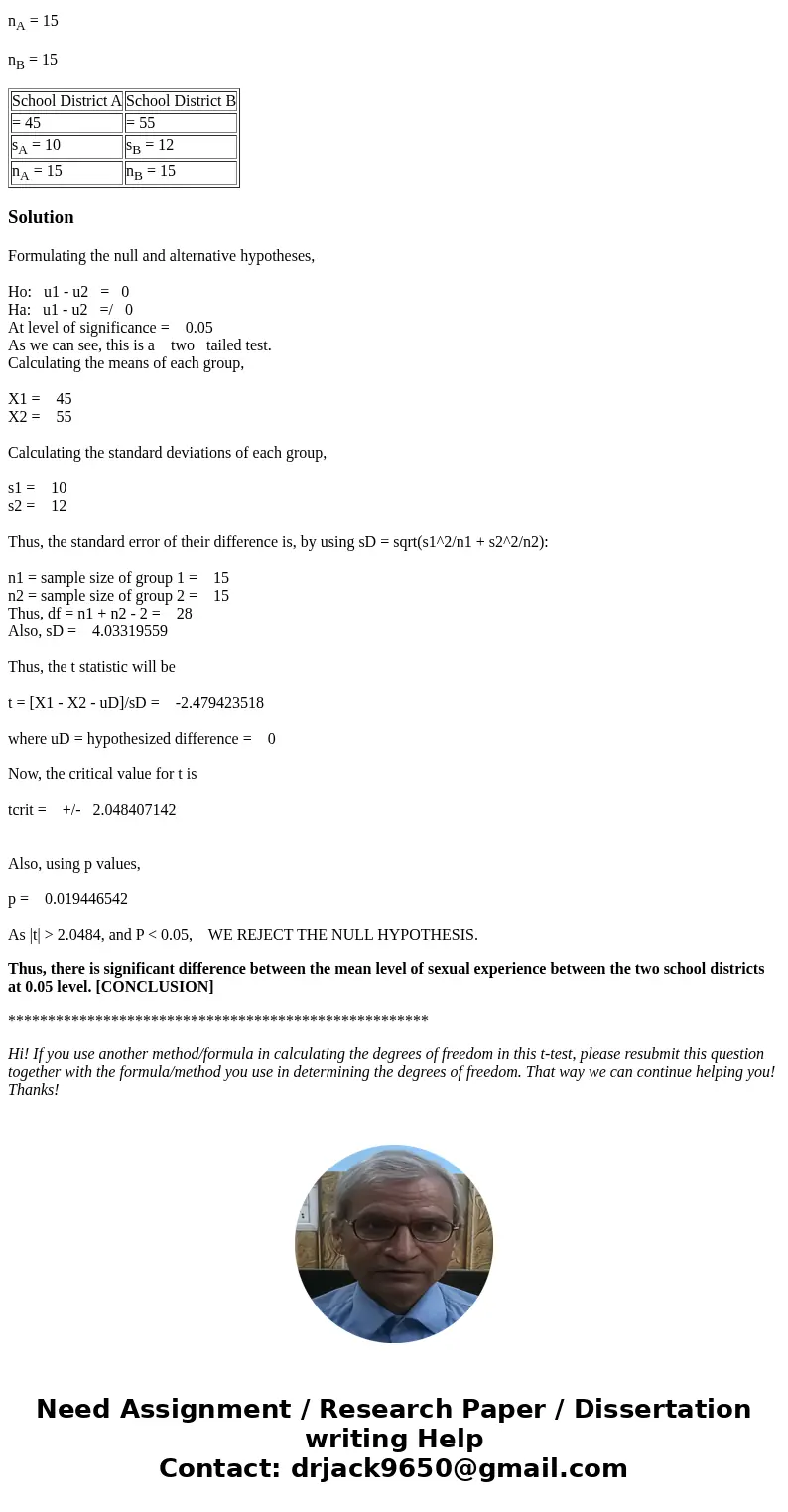 Example 1: Two school systems that are in similar communities differ in that system A has comprehensive sex education programs starting in first grade and conti Example 1: Two school systems that are in similar communities differ in that system A has comprehensive sex education programs starting in first grade and conti