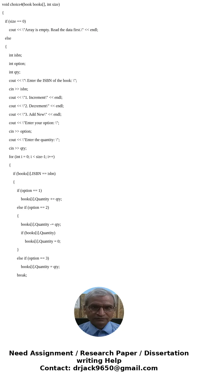 find errors of my program and fix it please. need to read file from pc create a inventory.txt and put those in it: My First Book Mark Lusk Pearson Publishing 40 find errors of my program and fix it please. need to read file from pc create a inventory.txt and put those in it: My First Book Mark Lusk Pearson Publishing 40