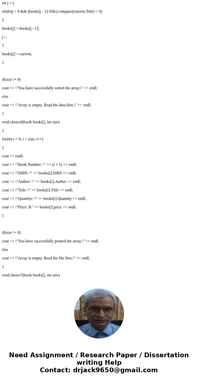 find errors of my program and fix it please. need to read file from pc create a inventory.txt and put those in it: My First Book Mark Lusk Pearson Publishing 40 find errors of my program and fix it please. need to read file from pc create a inventory.txt and put those in it: My First Book Mark Lusk Pearson Publishing 40