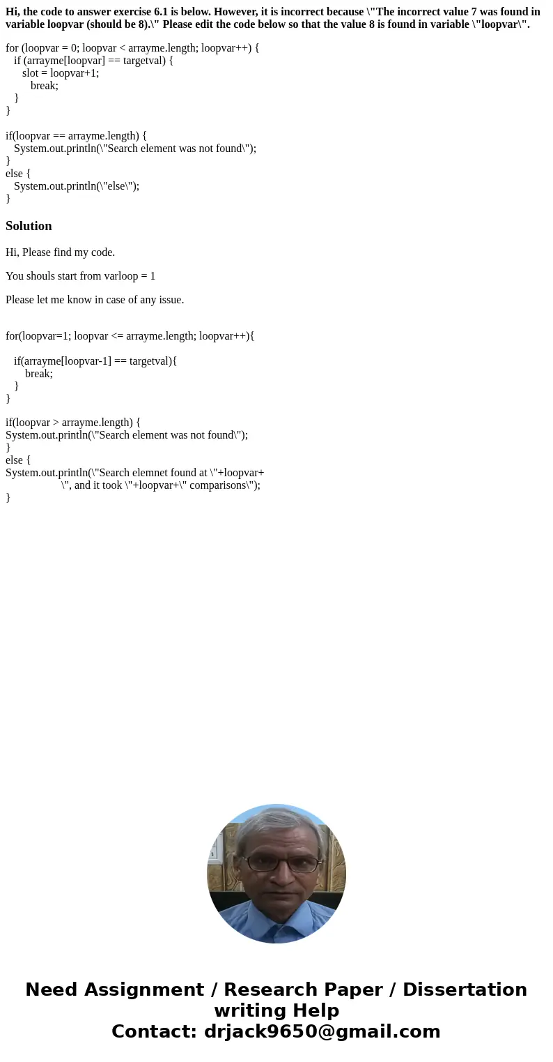 Hi, the code to answer exercise 6.1 is below. However, it is incorrect because \ Hi, the code to answer exercise 6.1 is below. However, it is incorrect because \