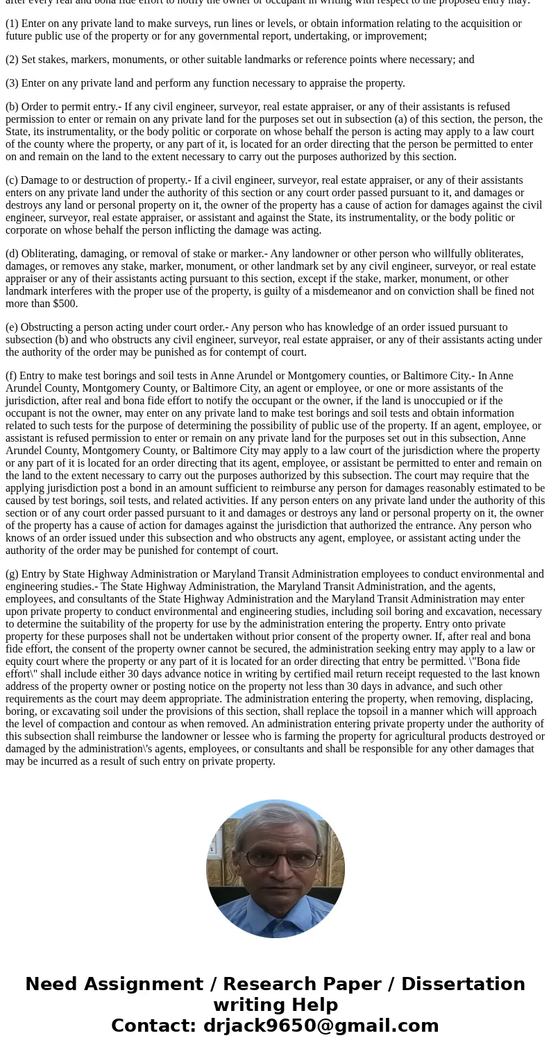 How can a surveyor damage someone\'s bona fide rights? How can a surveyor damage someone\'s bona fide rights?Solution(a) Right of entry; right to set stakes.- C How can a surveyor damage someone\'s bona fide rights? How can a surveyor damage someone\'s bona fide rights?Solution(a) Right of entry; right to set stakes.- C
