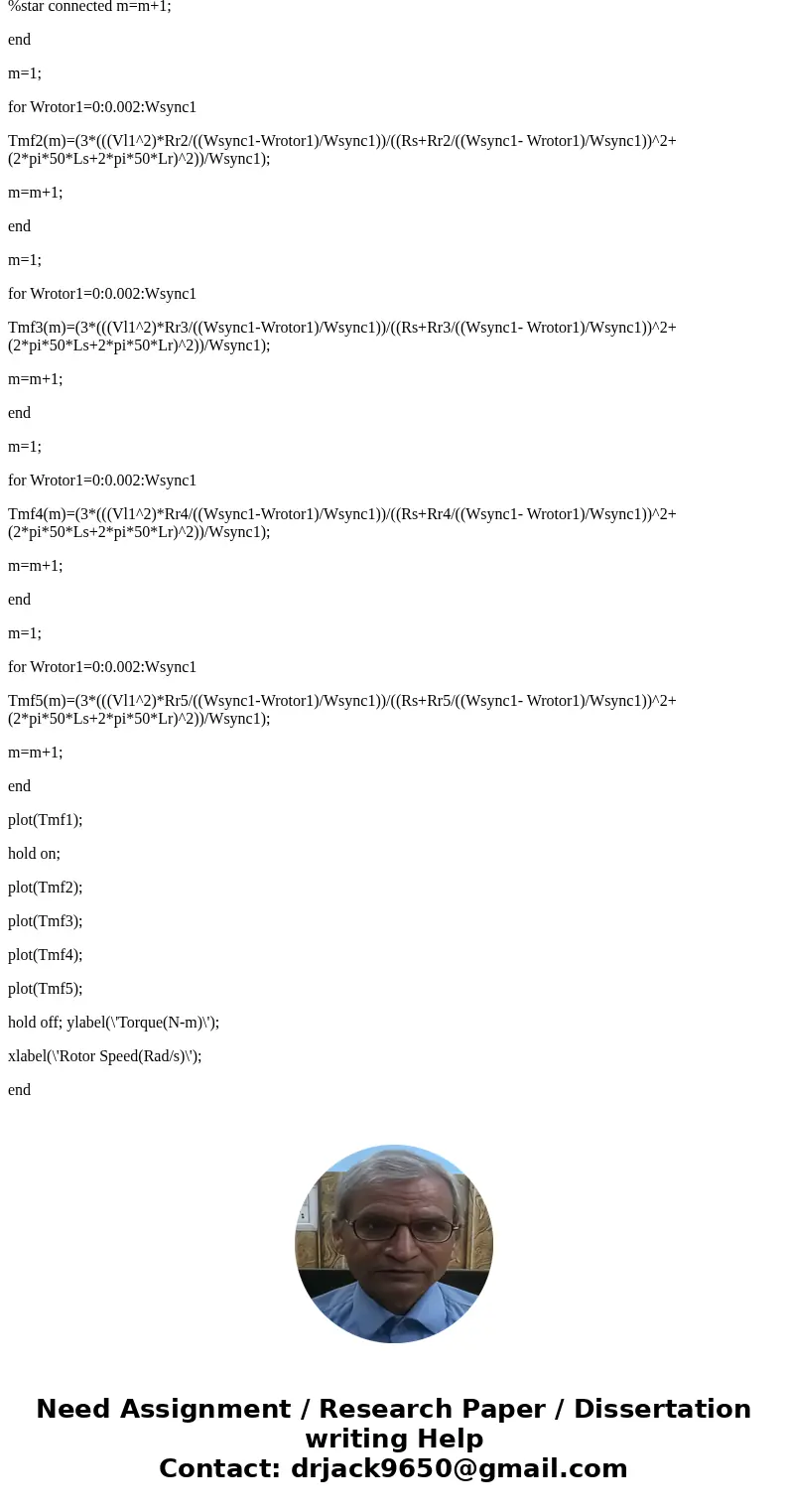 https://www.chegg.com/homework-help/questions-and-answers/thank--q12962111 Please show work. Thank you. Beginning with your induction motor model from Homework  https://www.chegg.com/homework-help/questions-and-answers/thank--q12962111 Please show work. Thank you. Beginning with your induction motor model from Homework