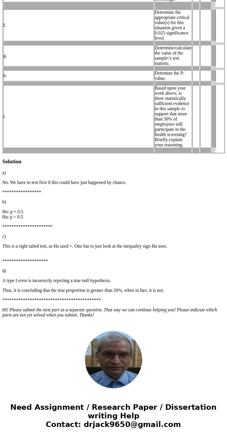  In an effort to promote healthy lifestyles, health screenings are given to employees of a large corporation. In running a promotional trial, 84 out of the 150 