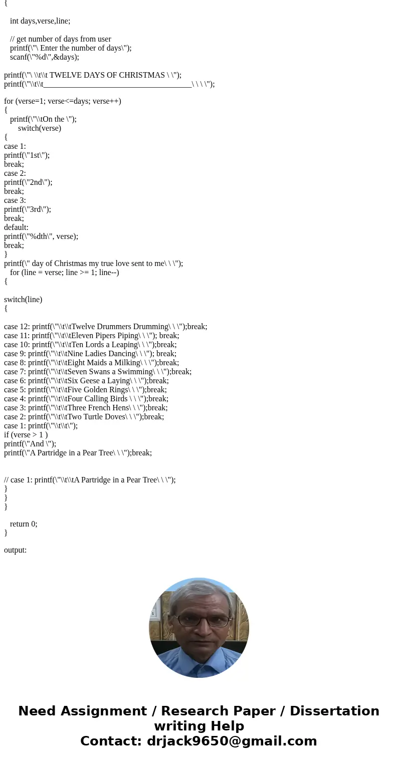 In C language!!! Switch in a Nested Loop. Watch http://youtu.be/b7cSZD1GPuU If that makes you too queasy, try Bob and Doug\'s version: http://youtu.be/32CwrOZVo In C language!!! Switch in a Nested Loop. Watch http://youtu.be/b7cSZD1GPuU If that makes you too queasy, try Bob and Doug\'s version: http://youtu.be/32CwrOZVo